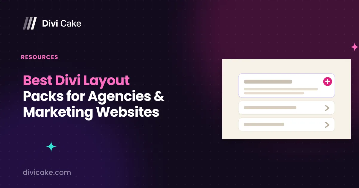 Best Divi Layout Packs for Agencies & Marketing Websites