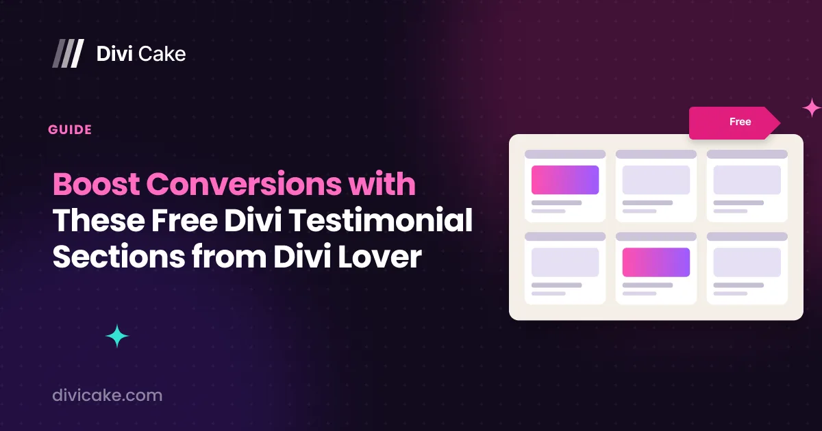 Boost Conversions with These Free Divi Testimonial Sections from Divi Lover