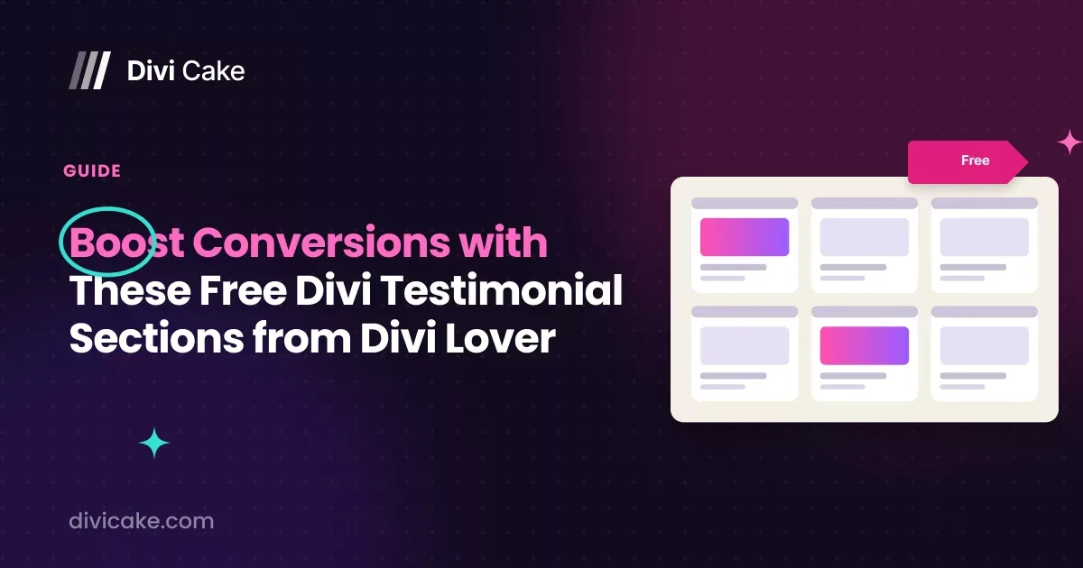 Boost Conversions with These Free Divi Testimonial Sections from Divi Lover