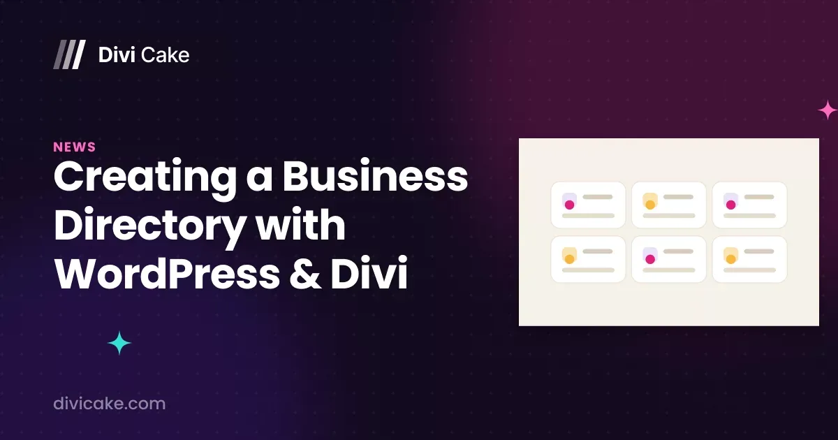Creating a Business Directory with WordPress & Divi