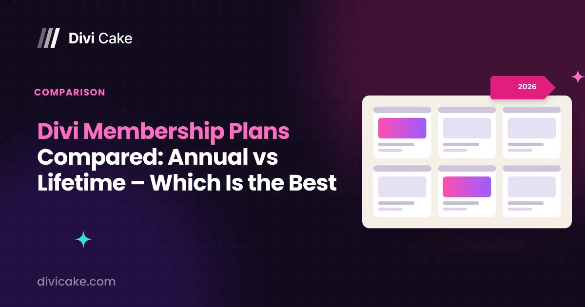 Divi Membership Plans Compared: Annual vs Lifetime – Which Is the Best