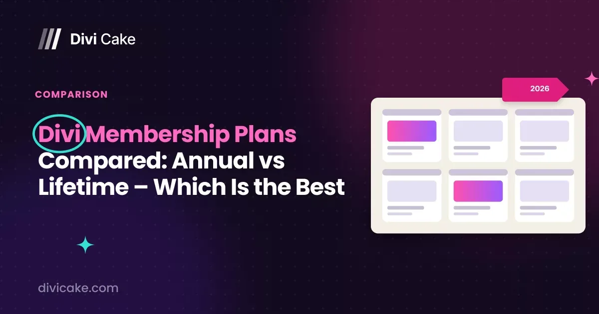 Divi Membership Plans Compared: Annual vs Lifetime – Which Is the Best