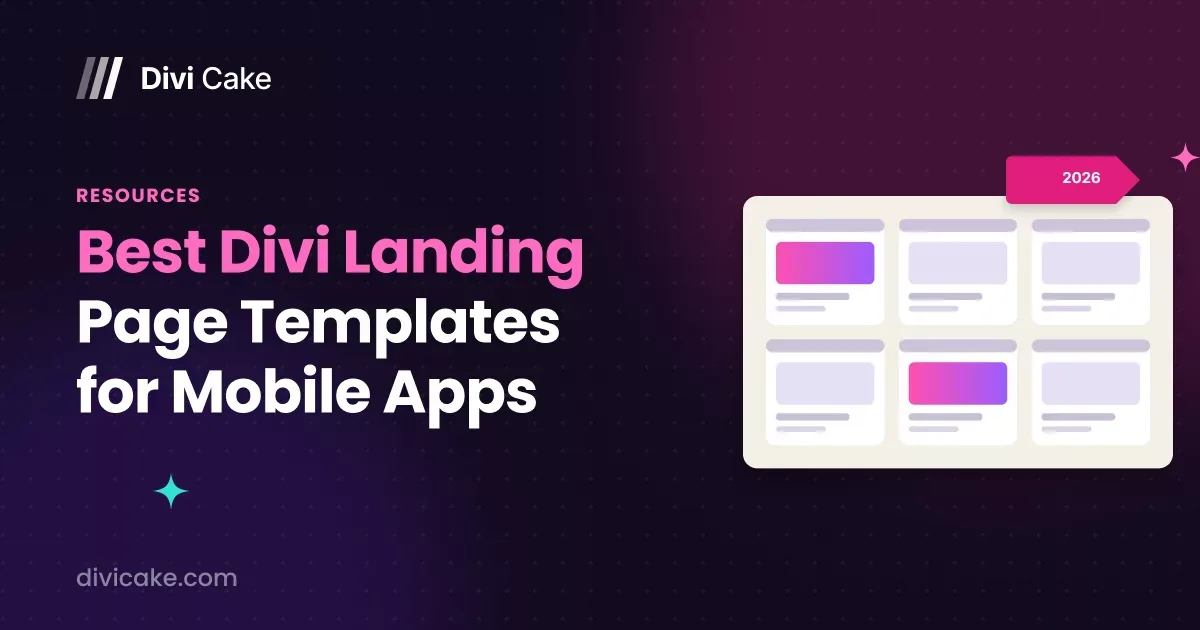 Best Divi Landing Page Templates for Mobile Apps