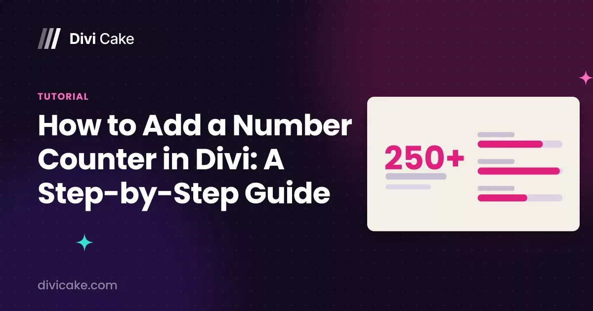 How to Add a Number Counter in Divi: A Step-by-Step Guide