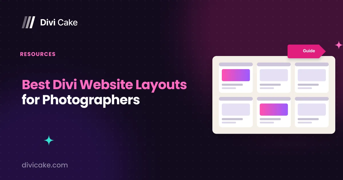 Best Divi Website Layouts for Photographers