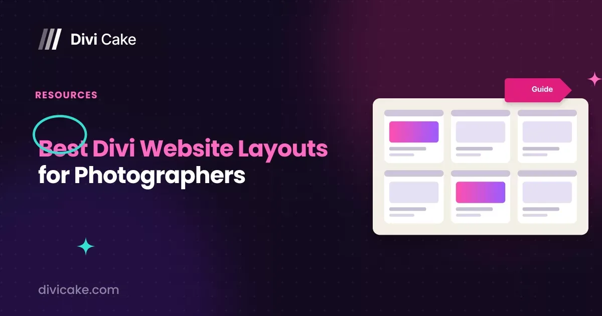 Best Divi Website Layouts for Photographers