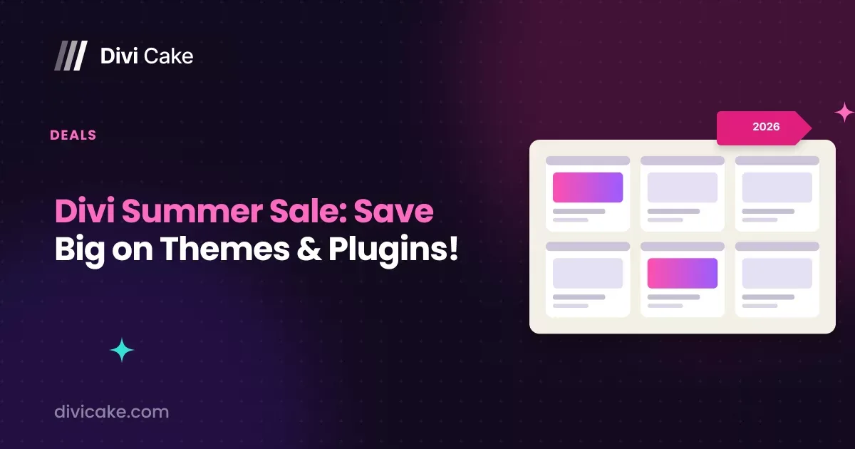 Divi Summer Sale: Save Big on Themes & Plugins!