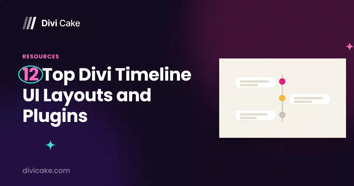 12 Top Divi Timeline UI Layouts and Plugins