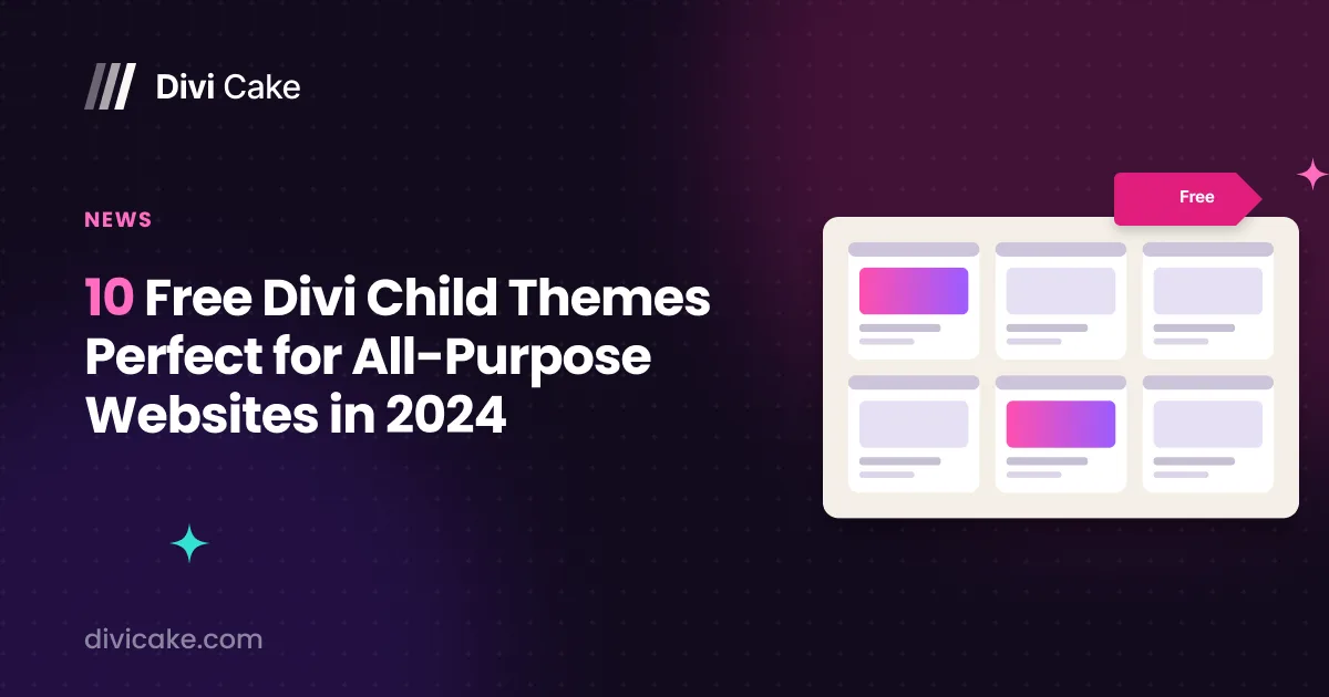 10 Free Divi Child Themes Perfect for All-Purpose Websites in 2024