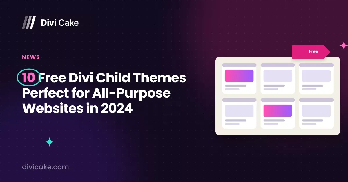 10 Free Divi Child Themes Perfect for All-Purpose Websites in 2024