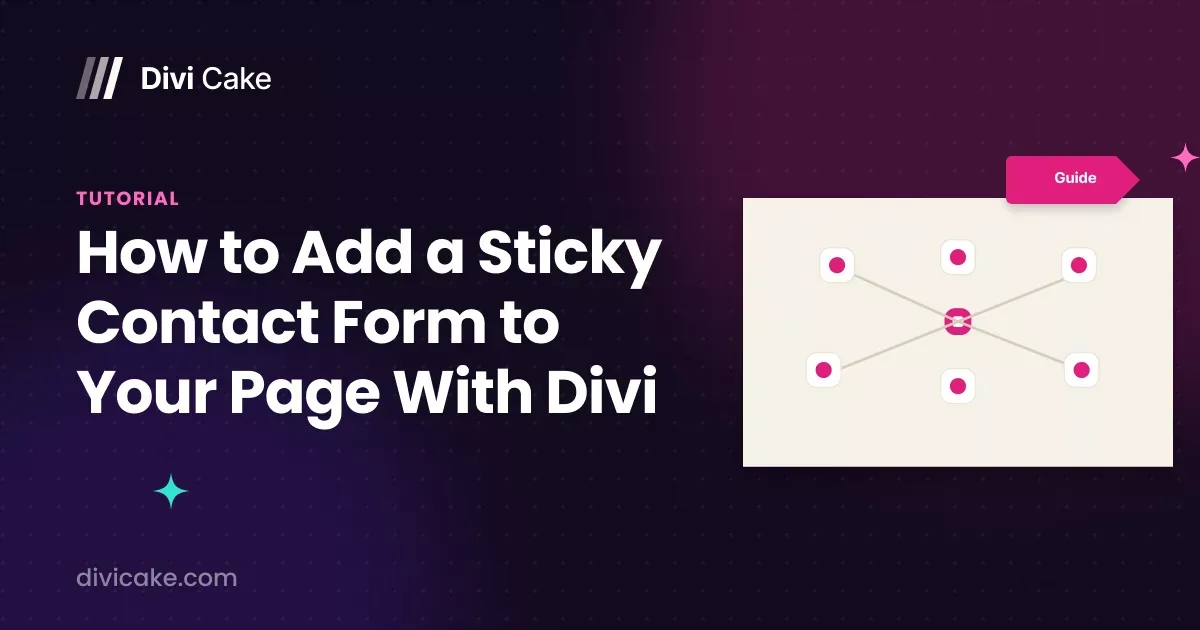 How to Add a Sticky Contact Form to Your Page With Divi