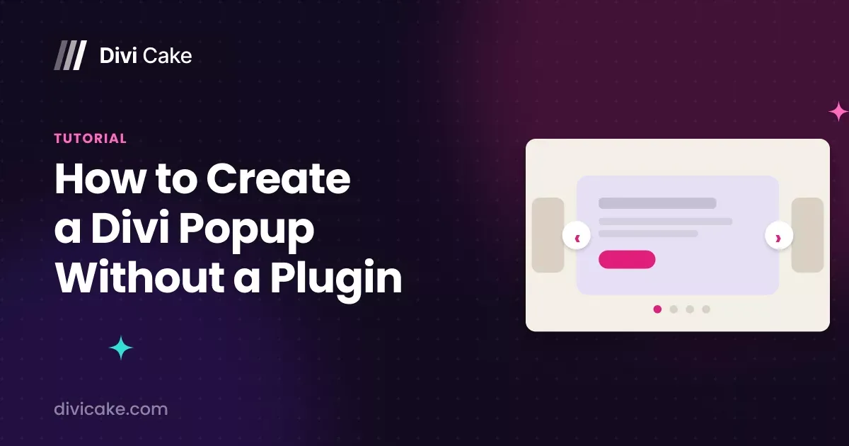 How to Create a Divi Popup Without a Plugin