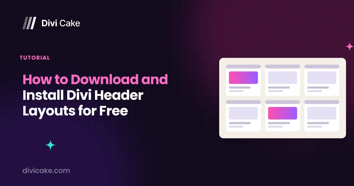 How to Download and Install Divi Header Layouts for Free