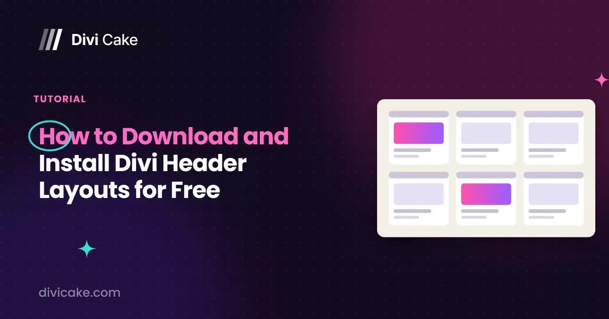 How to Download and Install Divi Header Layouts for Free
