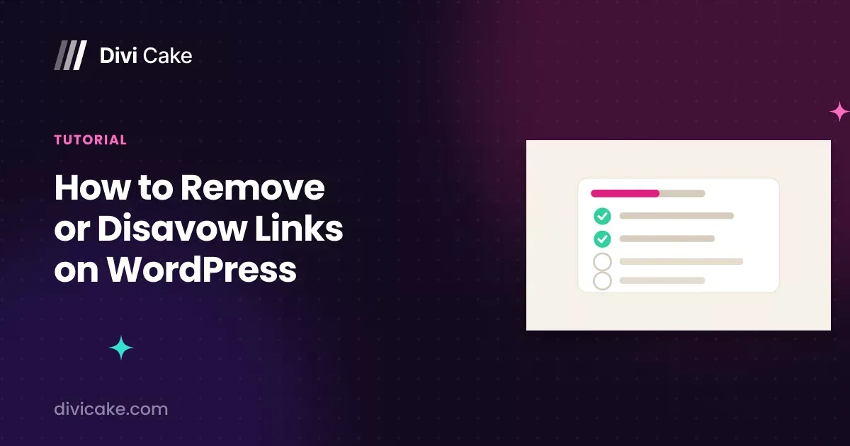 How to Remove or Disavow Links on WordPress