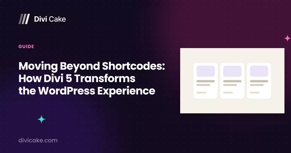 Moving Beyond Shortcodes: How Divi 5 Transforms the WordPress Experience