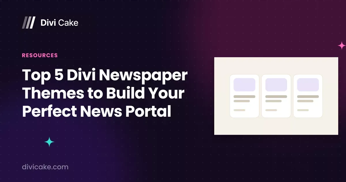 Top 5 Divi Newspaper Themes to Build Your Perfect News Portal