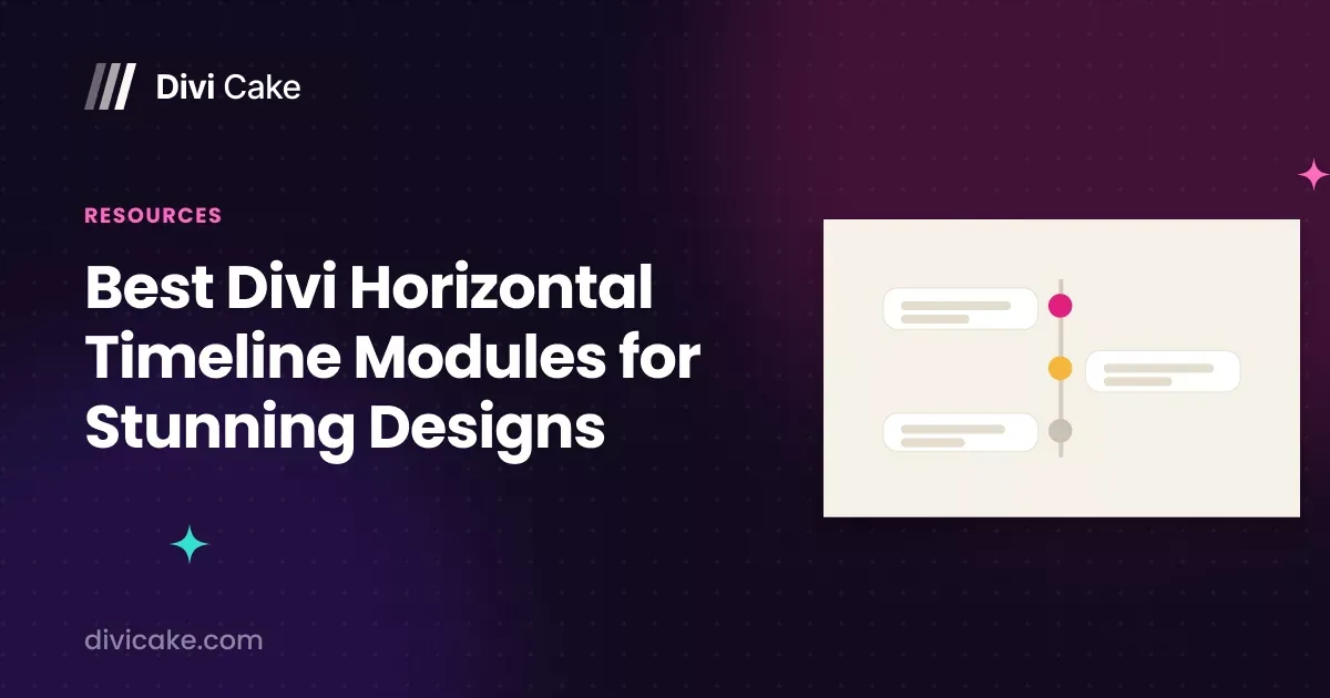 Best Divi Horizontal Timeline Modules for Stunning Designs