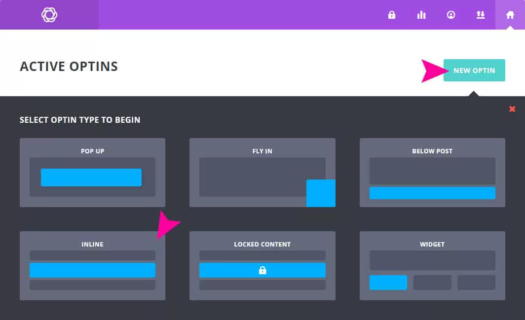 Create an inline Bloom optin