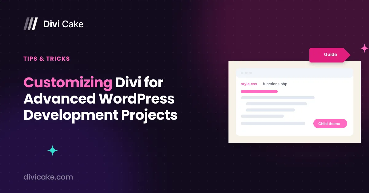 Customizing Divi for advanced WordPress development projects