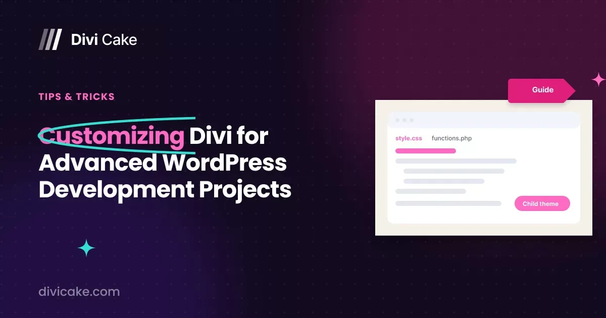Customizing Divi for advanced WordPress development projects