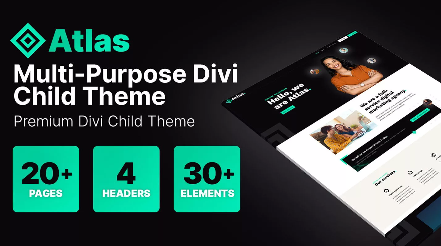 Atlas by Mark Hendriksen on the Divi Marketplace