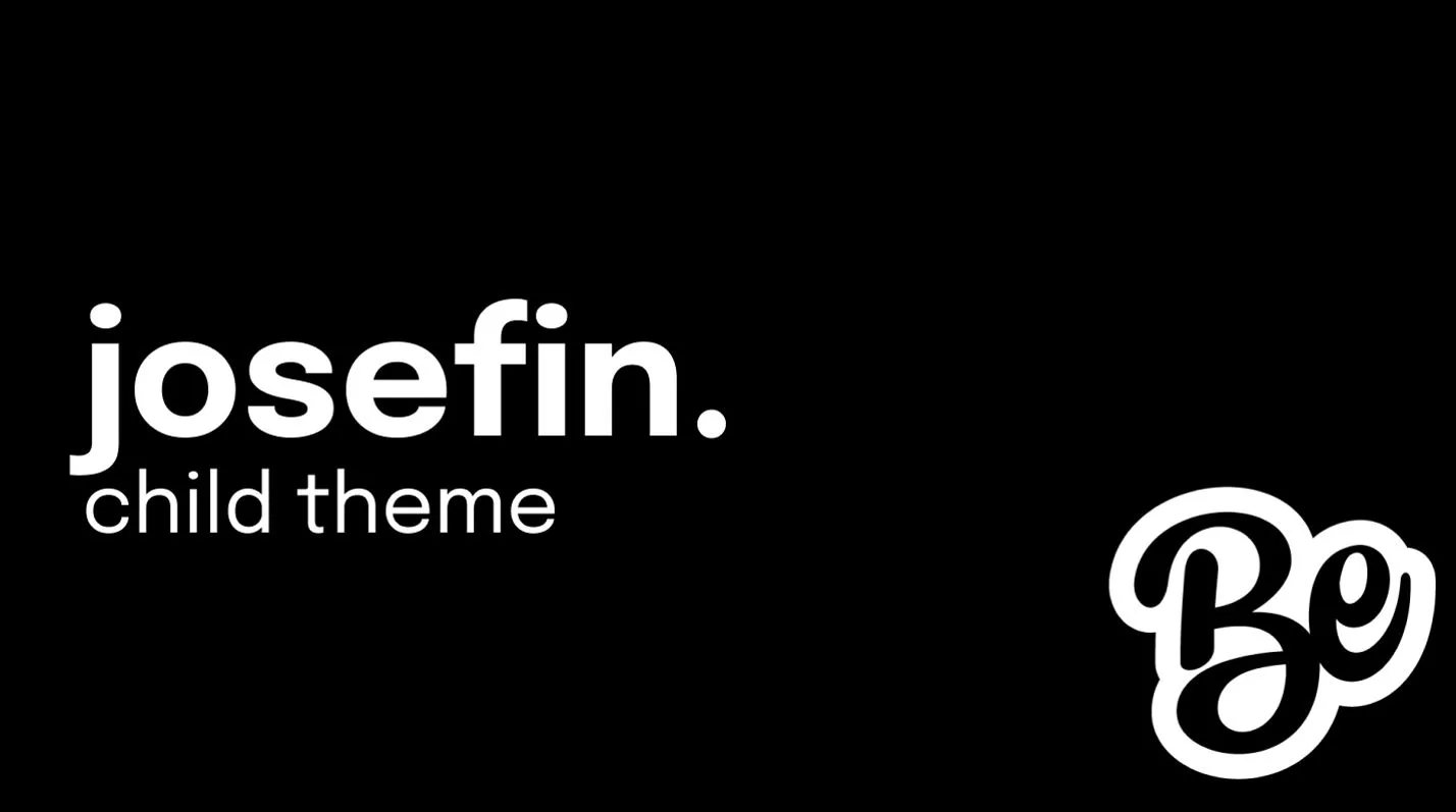 Josefin Child Theme by BeSuperfly on the Divi Marketplace