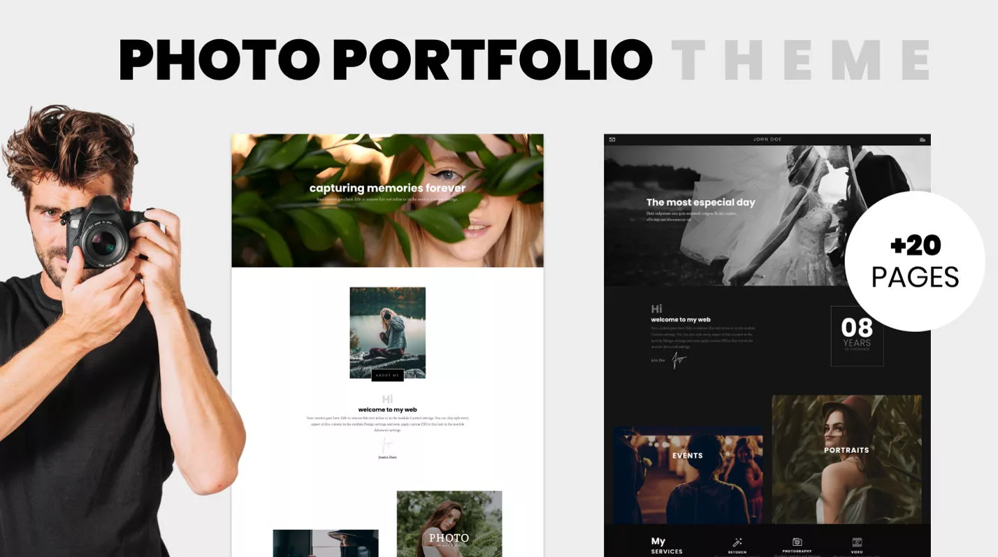 Photography Portfolio by Destaca Imagen on the Divi Marketplace