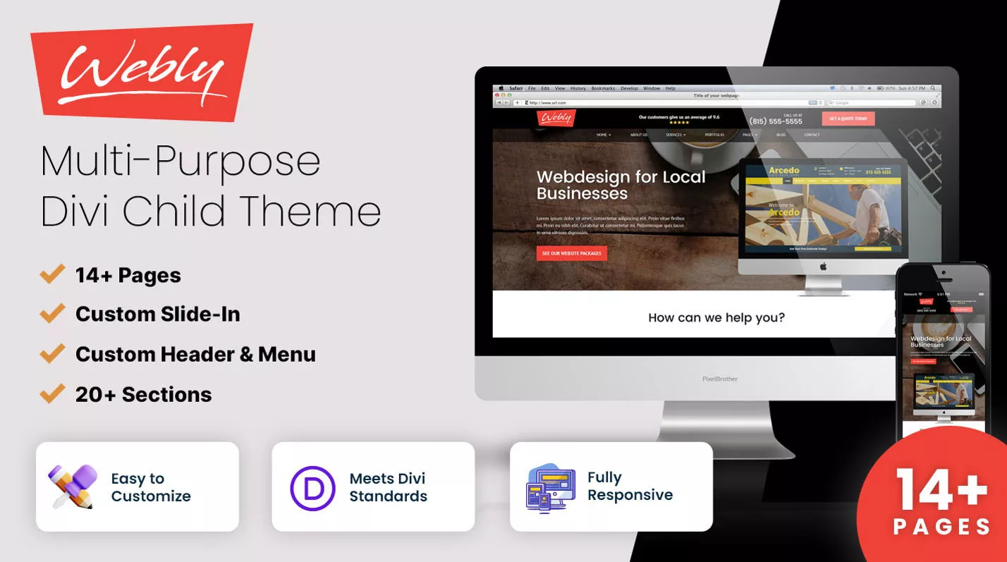 Webly Pro by Mark Hendriksen on the Divi Marketplace