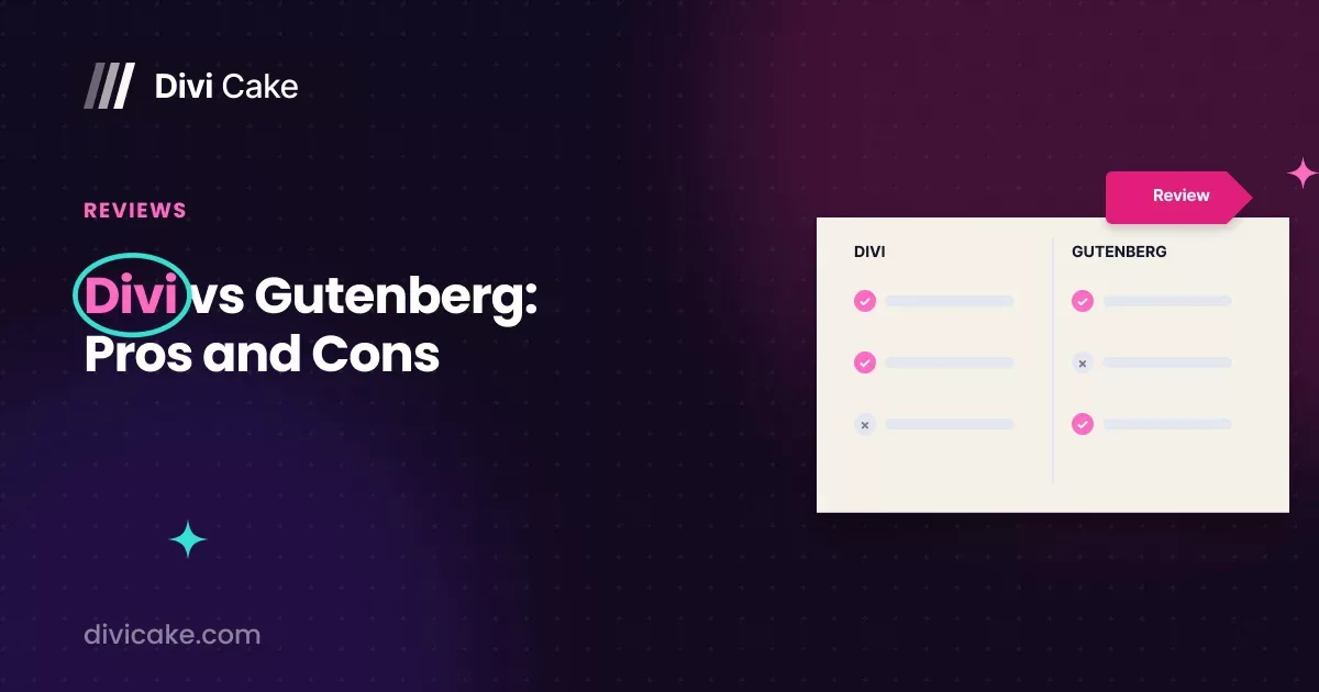Divi vs Gutenberg (2024 Pros and Cons Review)