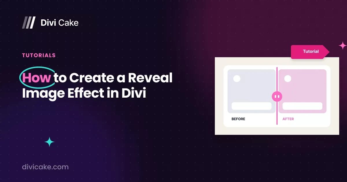 How to Create a Reveal Image Effect in Divi