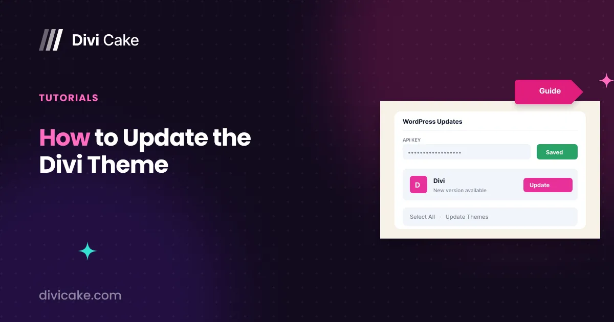 How to Update the Divi Theme