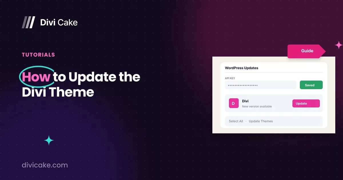 How to Update the Divi Theme
