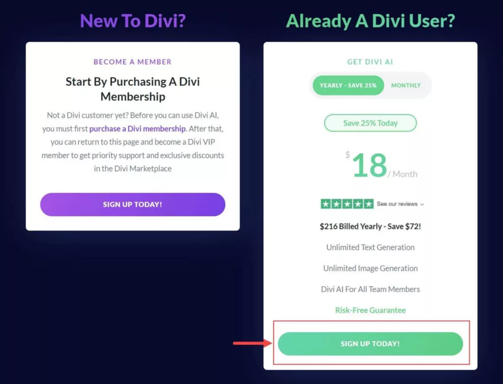 How to Get a Divi AI Subscription