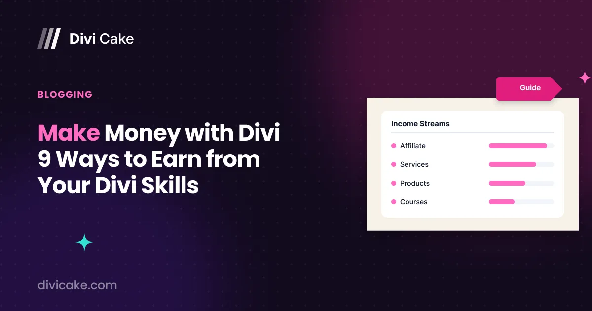 How to make money with Divi