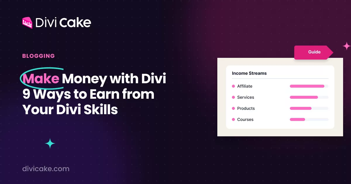 How to make money with Divi