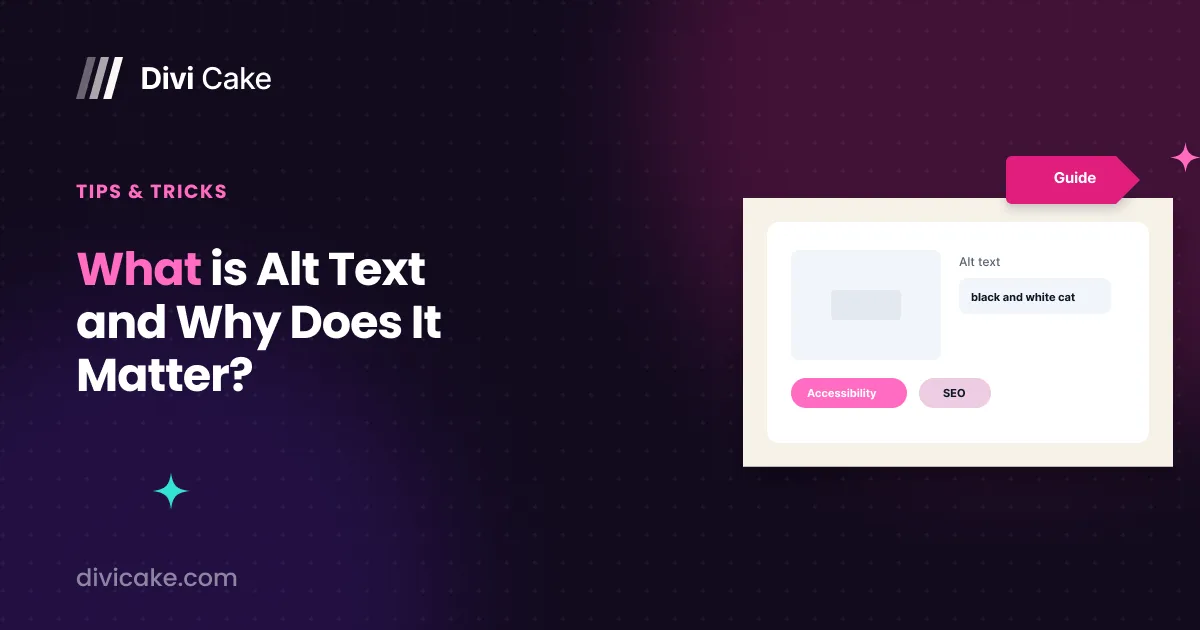 What is alt text and why does it matter for SEO and accessibility