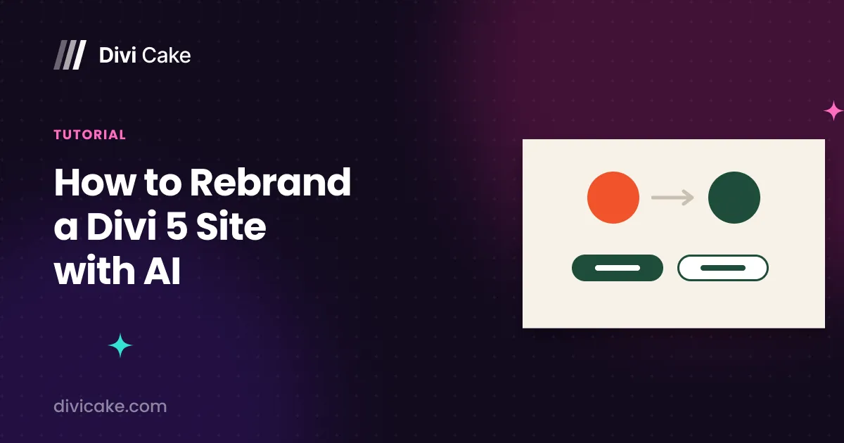 How to Rebrand a Divi 5 Site with AI
