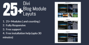 25+ Divi Blog Module Layouts on Divi Cake