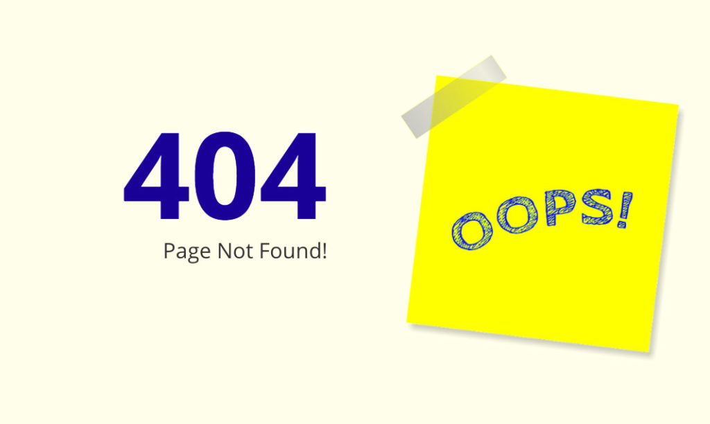 404 Page Layout Pack Option 3