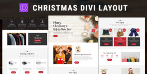 Christmas – Divi Theme Layout on Divi Cake