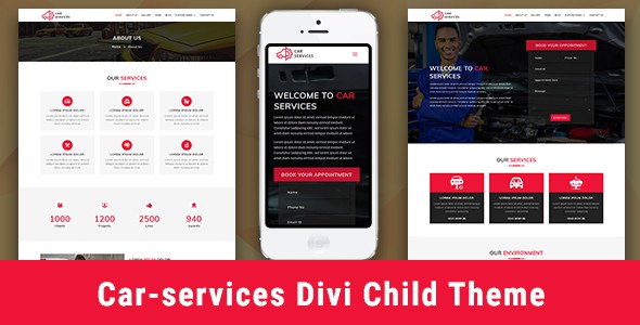 Car Services – Child Theme for Divi on Divi Cake