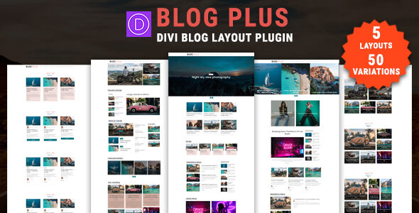 Divi Blog Plus on Divi Cake