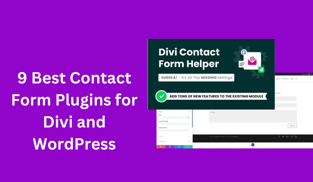 9 Best Contact Form Plugins for Divi and WordPress in 2024
