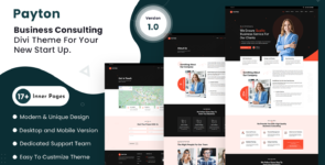 Business Consulting Divi Child Theme on Divi Cake