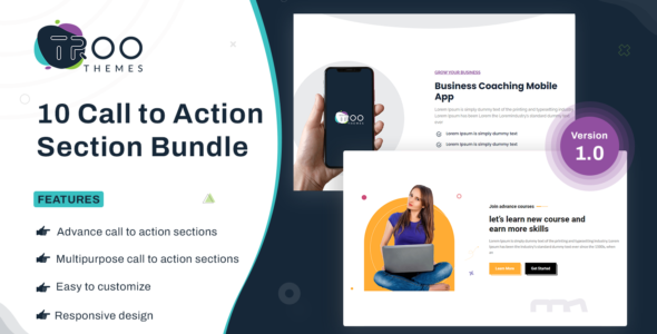 Divi Call To Action Section Bundle on Divi Cake