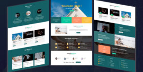 Blessing – Single Page Divi Church & Charity Layout on Divi Cake