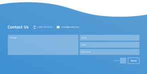 Clean Divi Contact Form on Divi Cake