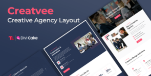 Creativee – Creative Agency Layout on Divi Cake