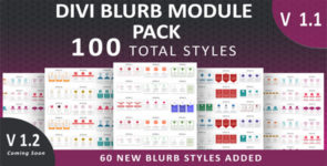 Divi Blurb Module Pack on Divi Cake